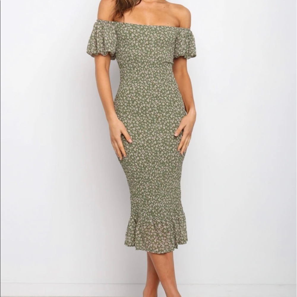 Petal and Pup RUBIK DRESS - GREEN Size 2